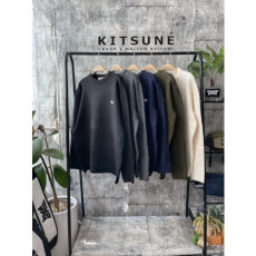 maison kitsun* 메종키츠* 삼색여우 울캐시니트6