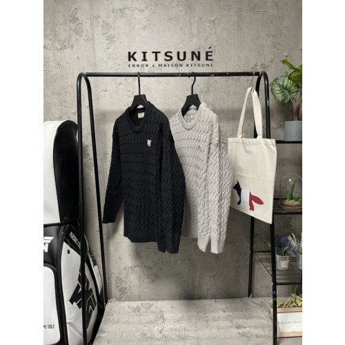 maison kitsun* 메종키츠* 케이블 헤드니트2