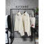 maison kitsun* 메종키츠* 하찌 하프집업니트
