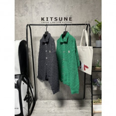 maison kitsun* 메종키츠* 폭스 단추가디건
