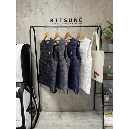 maison kitsun* 메종키츠* 경량조끼