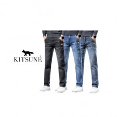 maison kitsun* 메종키츠* 옐로폭스 청바지