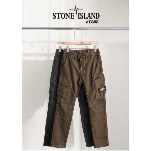 stone islan* 스톤아일랜* 남성 포켓 카고지퍼 밴딩 팬츠