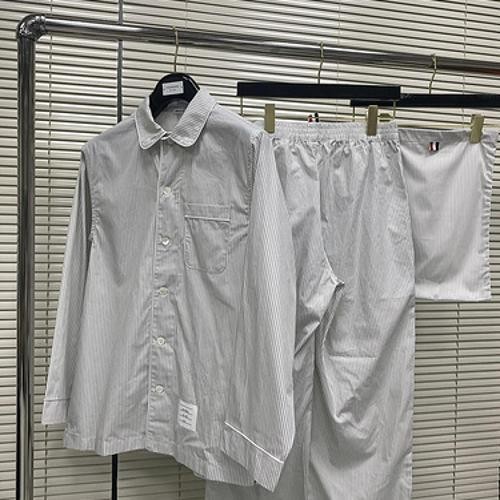 톰브라* 유니버시티 스트라이프 포플린 파자마 세트 mpj001a