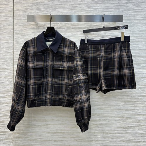 펜* 2025 s/s 울 플레드 셋업
