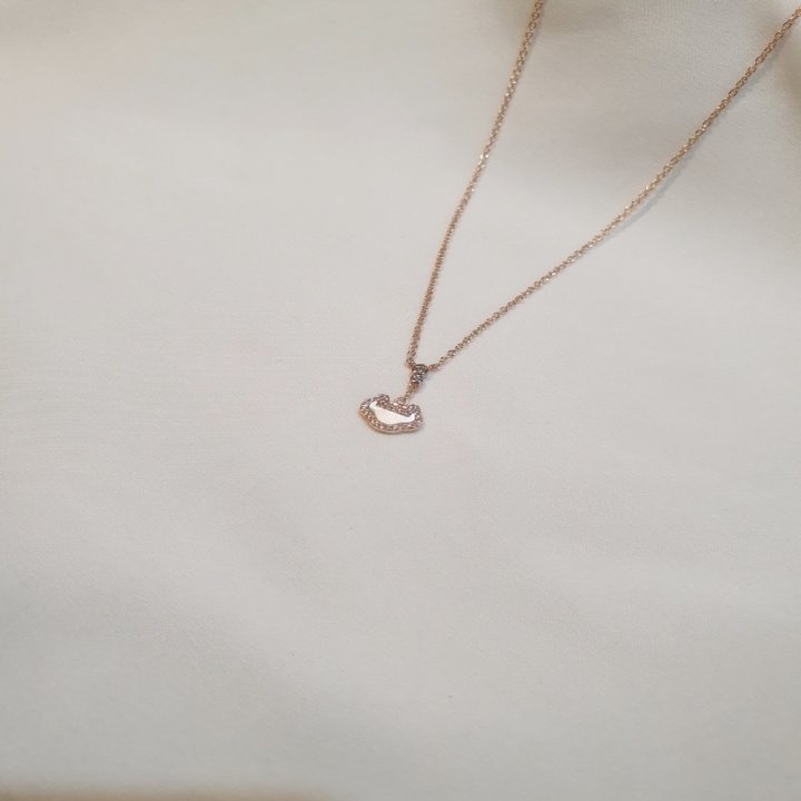 키* 유이 큐빅 자개 목걸이