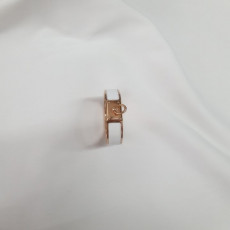 H 자물쇠 팔찌 화이트