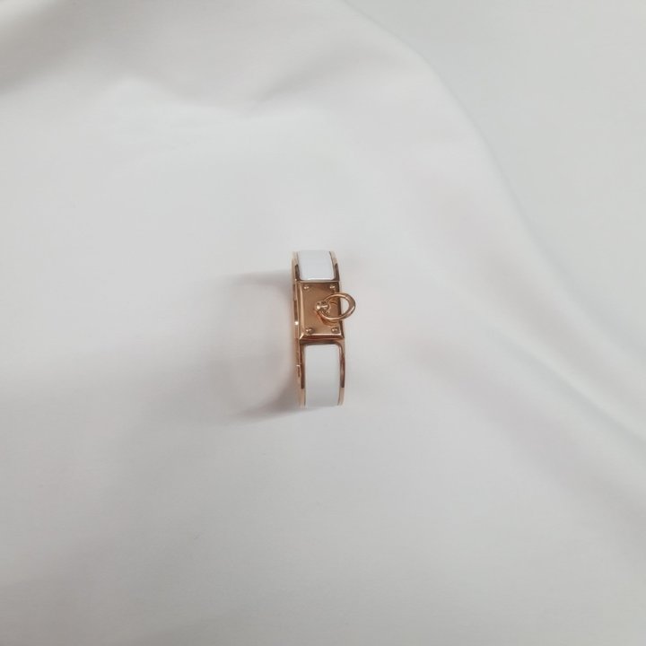 H 자물쇠 팔찌 화이트