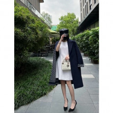 디* 오블리크 울 롱 코트