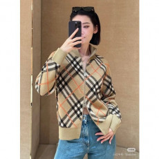 버버* 24fw 체크 집업 스웨터 (남녀공용)