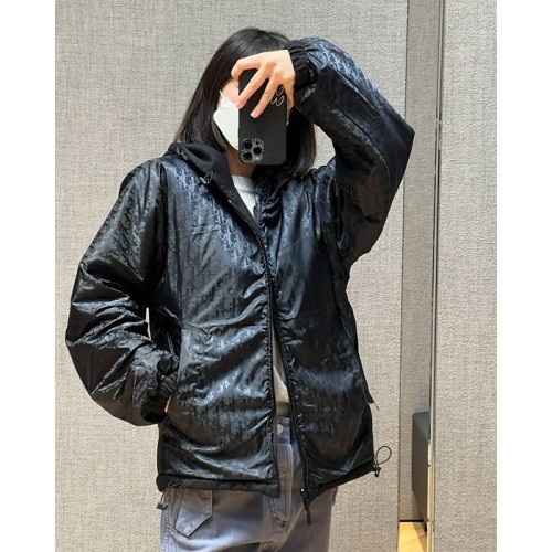 디* 블랙 오블리크 리버시블 후드 집업 (남녀공용)