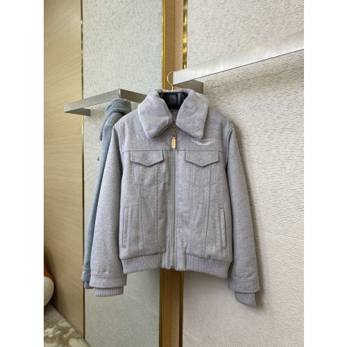 루이비* 스키 ski 울 블루종 자켓