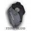 stone islan* 스톤아일랜* 에코닐 하이넥 헤비 리플렉티브 하프 롱 패딩야상 세미오버핏