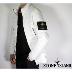 stone islan* 스톤아일랜* 백로고 패치 경량 패딩