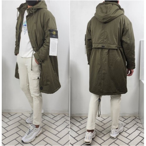 stone islan* 스톤아일랜* 고스트피스 패딩 롱야상