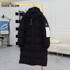 stone islan* 스톤아일랜* 패치 롱 패딩 점퍼