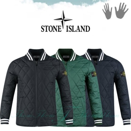 stone islan* 스톤아일랜* 누빔 패딩 점퍼