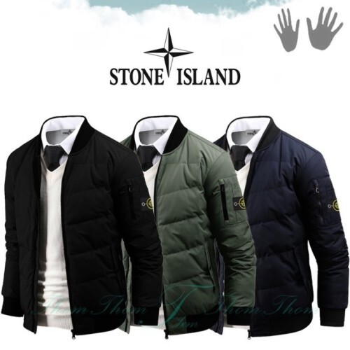 stone islan* 스톤아일랜* 젤 덕다운 항공 패딩