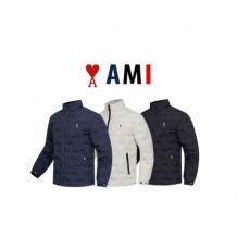 ami 아미 스몰패치 패턴 패딩