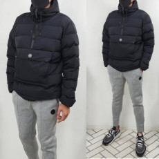 stone islan* 스톤아일랜* 스탠다드 지퍼 패딩 아노락