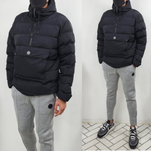 stone islan* 스톤아일랜* 스탠다드 지퍼 패딩 아노락