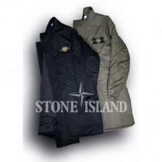 stone islan* 스톤아일랜* 30th 리미티드 리플렉티브 m-51 피쉬테일 코튼 패딩 롱 야상 세미오버핏