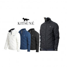 maison kitsun* 메종키츠* 레이폭스 덕다운 다이아 패딩