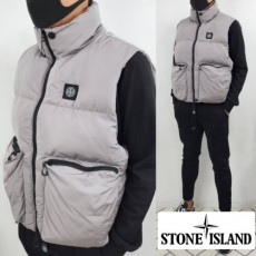 stone islan* 스톤아일랜* 리미티드 지퍼 포켓 패딩