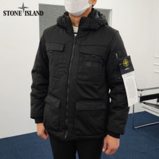 stone islan* 스톤아일랜* 포켓 항공 패딩 자켓
