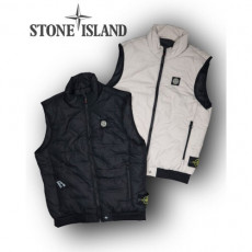 stone islan* 스톤아일랜* 스퀘어 컴퍼스&사이드버튼 와팬 나일론 패딩