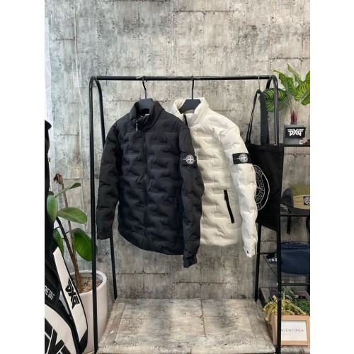 stone islan* 스톤아일랜* 앰보 와팬패딩점퍼
