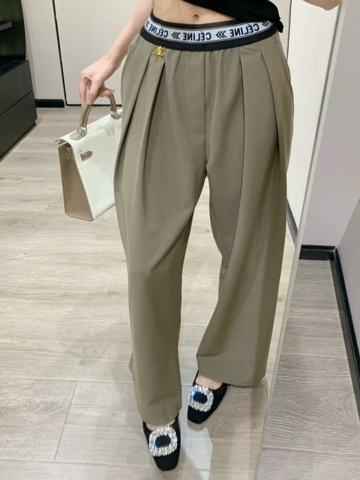 셀린느 주름 와이드 슬렉스