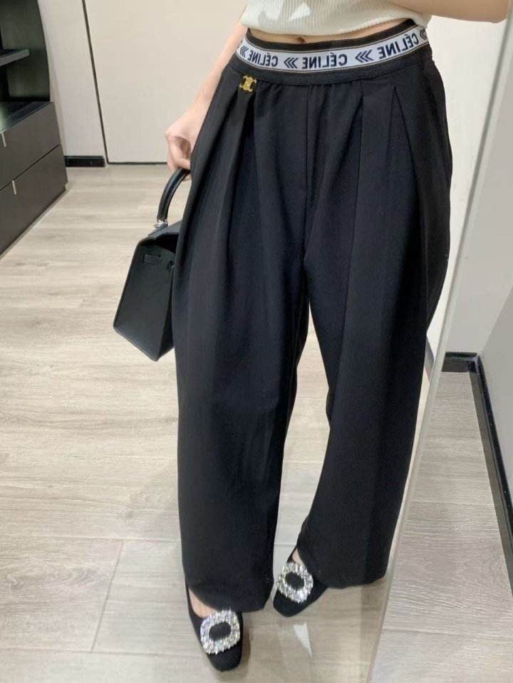 셀린느 주름 와이드 슬렉스