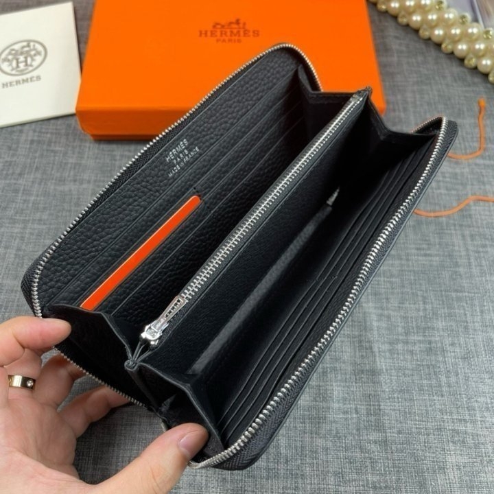 에르메스 H 지퍼 장지갑  (박스구성)