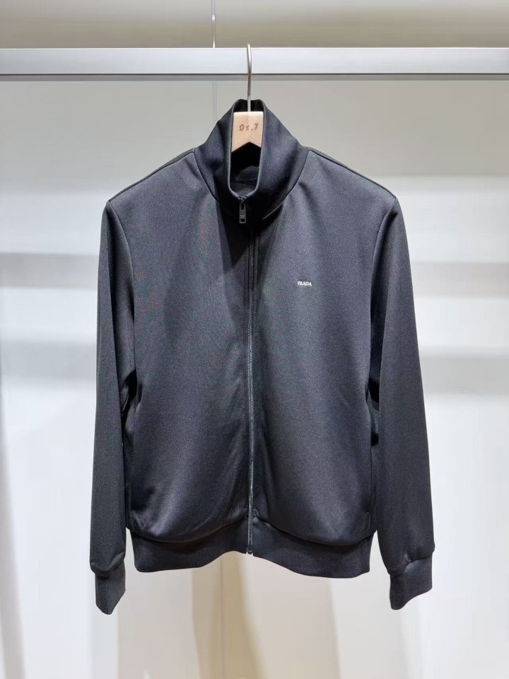 프라다 미니 자수 로고 트랙자켓  (수입 완제품)