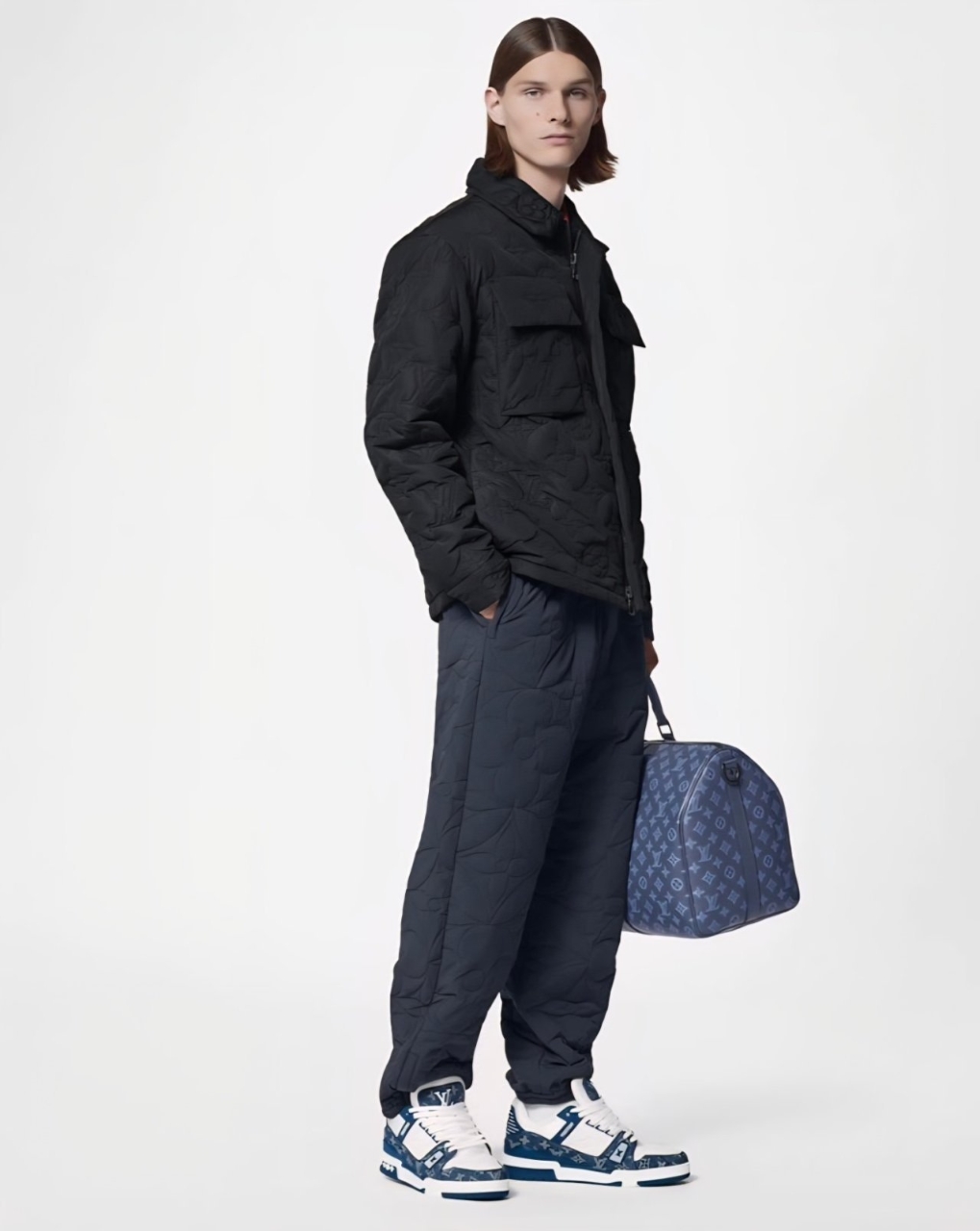 루이비통 LV트레이너 데님 블루 (풀박스구성)