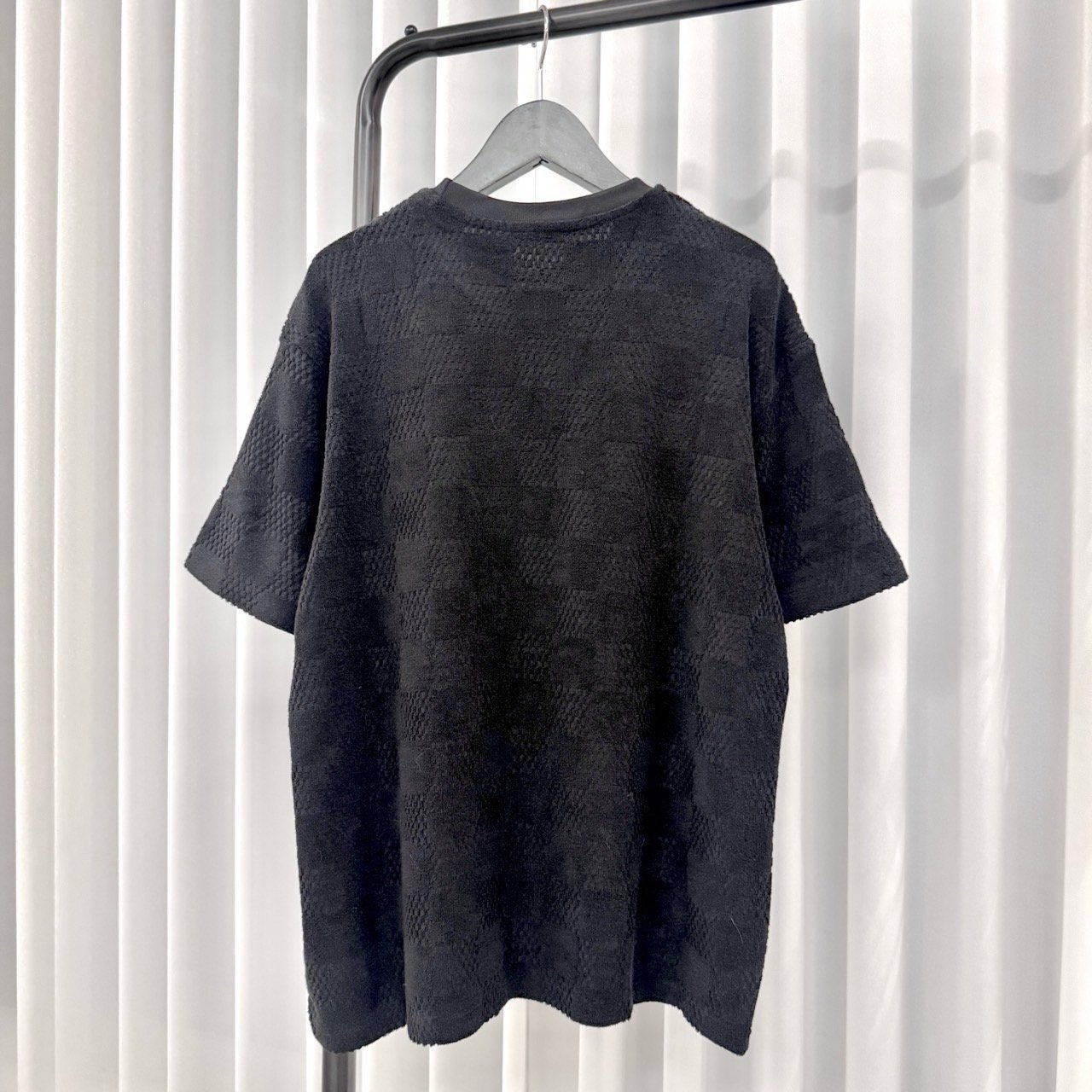 루이비통 다미에 프렌치 테리 코튼 티셔츠