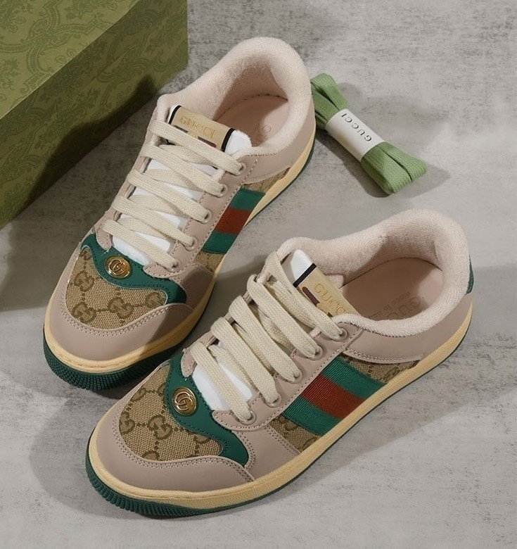 구찌 GG 로고 스크리너 남성 스니커즈 (풀박스구성)