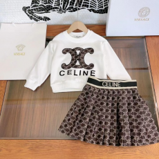 CE*INE 여아 스웨터+플리츠스커트 세트