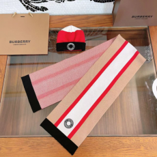 Burb*rry 23 머플러 + 모자 SET