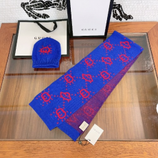 Gu*ci 23 머플러+모자 SET