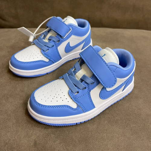 새로운 아동화 Joe 1AIR JOR*1 로우탑 벨크로 싱글 버튼 아동화