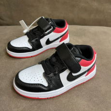 새로운 아동화 Joe 1AIR JOR*1 로우탑 벨크로 싱글 버튼 아동화