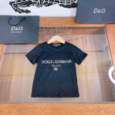 DG 24SS 라운드넥 반팔 아동용 티셔츠