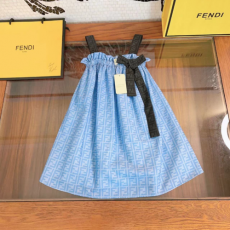 FEND* 24SS 여아 서스펜더 드레스