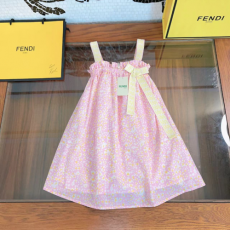FEND* 24SS 여아 서스펜더 드레스