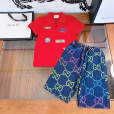GUCC* 24SS 남아 반팔+워싱청바지 세트