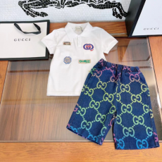 GUCC* 24SS 남아 반팔+워싱청바지 세트